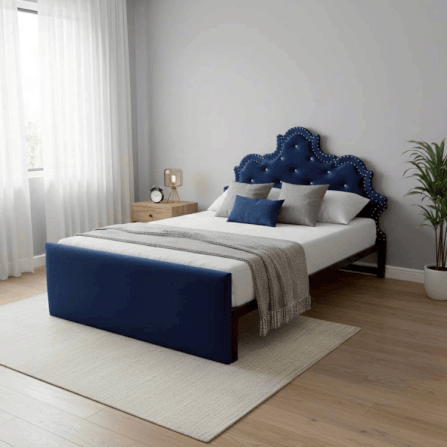 ฐานรองหัวเตียง 5 ฟุต WISDOM DESIGN FURNITURE รุ่น SECRET สีกรม_3